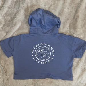 Legacy Fitness Short Sleeve Hoodie • Slate Blue